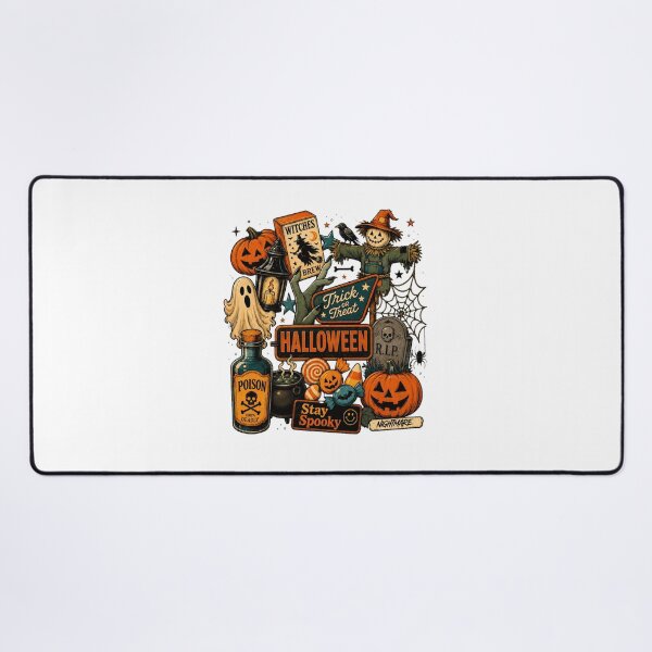 Item preview, Spooky Halloween Collage Art Print designed and sold by JosephPie12689.