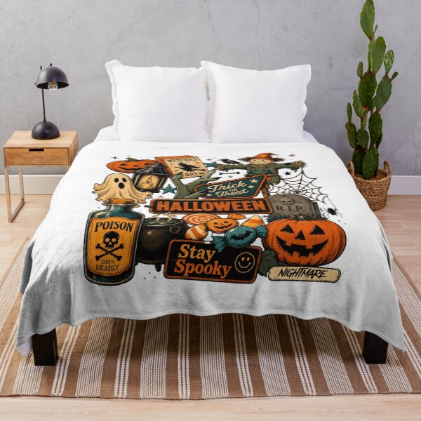 Item preview, Spooky Halloween Collage Art Print designed and sold by JosephPie12689.