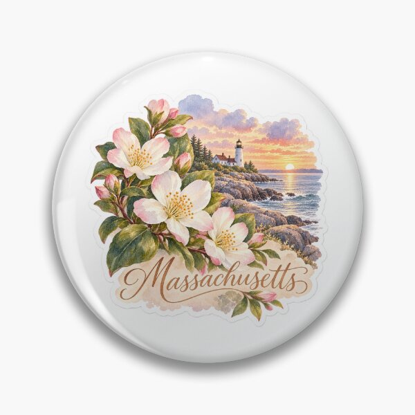 Item preview, Massachusetts Mayflower Rocky Coast designed and sold by Whimspired By Paxx.