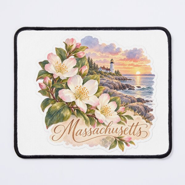 Item preview, Massachusetts Mayflower Rocky Coast designed and sold by Whimspired By Paxx.