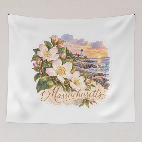 Item preview, Massachusetts Mayflower Rocky Coast designed and sold by Whimspired By Paxx.