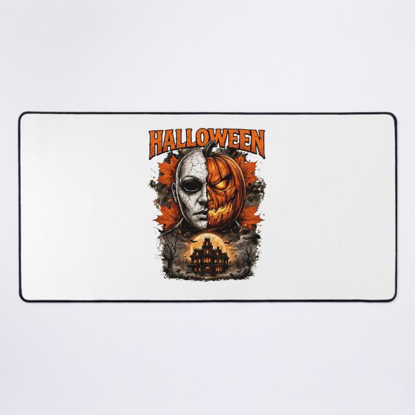 Item preview, Spooky Halloween Mask Pumpkin Haunted House designed and sold by JosephPie12689.