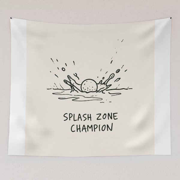 Item preview, Splash Zone Champion Funny Golf Ball In Water designed and sold by lautir.