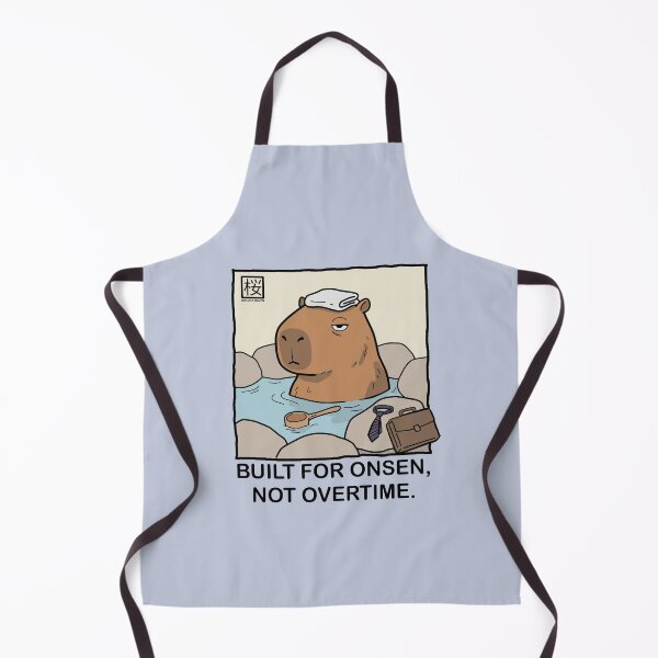 Item preview, Capybara Relaxing in Japanese Onsen designed and sold by SakuraHaven.