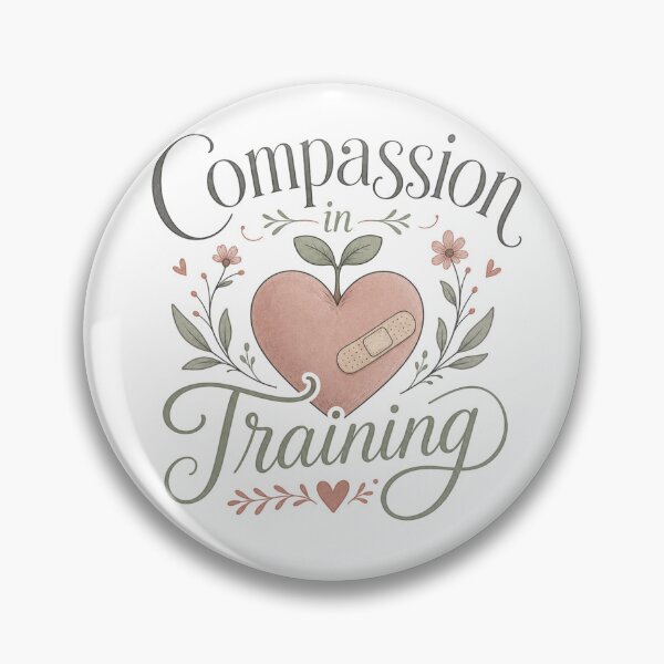 Item preview, Compassion in Training – Heart with a Band-Aid designed and sold by BoosterShop.