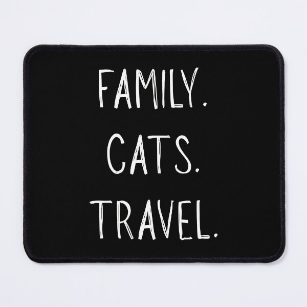 Item preview, Family Cats Travel Text Design designed and sold by SoyLamderma.