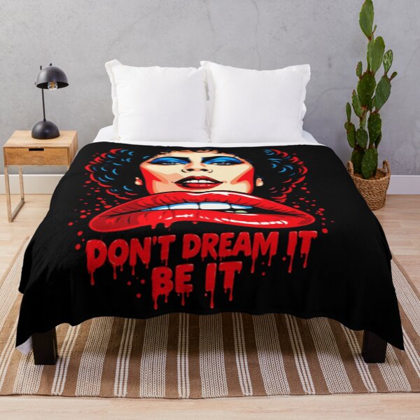 Item preview, Don't Dream It, Be It, tim curry vintage, Retro Rocky Horror Picture Show designed and sold by ErvinWeeks.