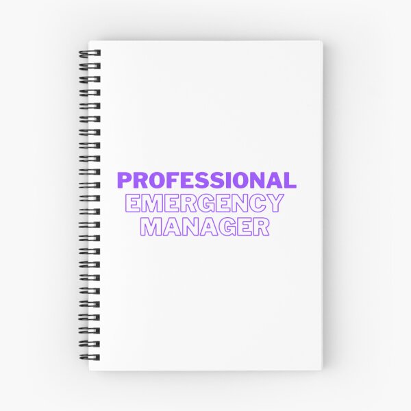 Item preview, Professional Emergency Manager - In Purple designed and sold by FitCustom.