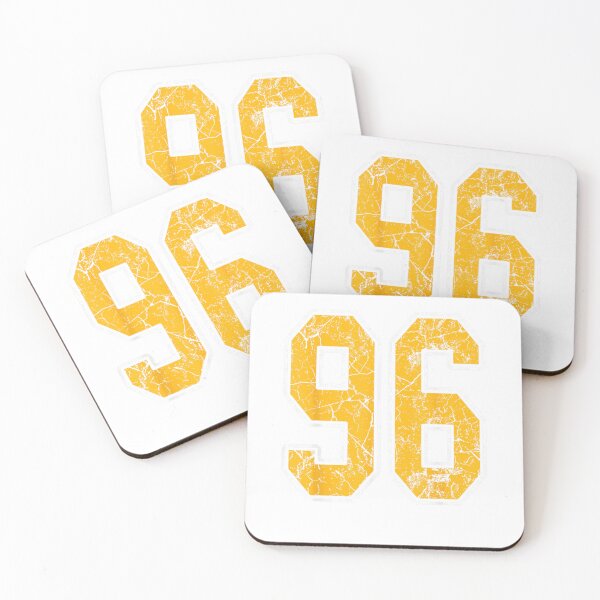 Item preview, Gold And White Number 96 Jersey Team Sports Game Fan designed and sold by ZephyrCove.
