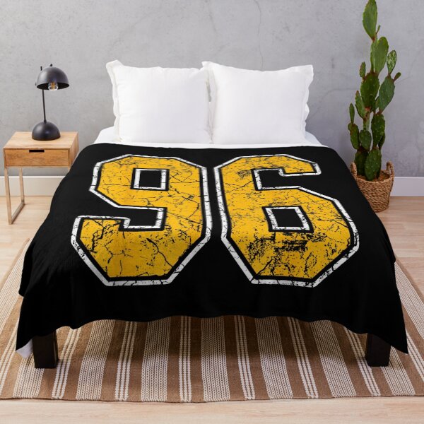 Item preview, Gold And White Number 96 Jersey Team Sports Game Fan designed and sold by ZephyrCove.