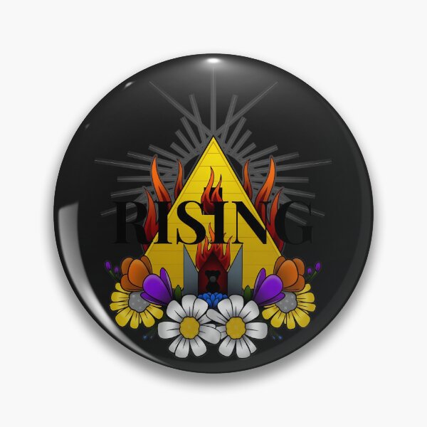 Item preview, Pyramid Fire Bloom Mystic Symbol  designed and sold by BrianneFeest.