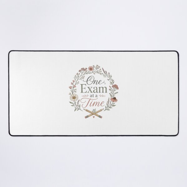 Item preview, One Exam at a Time – Wildflower Wreath designed and sold by BoosterShop.
