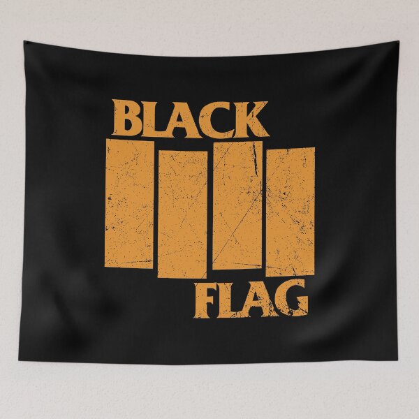 Item preview, Black Flag Retro designed and sold by jiohnrown.