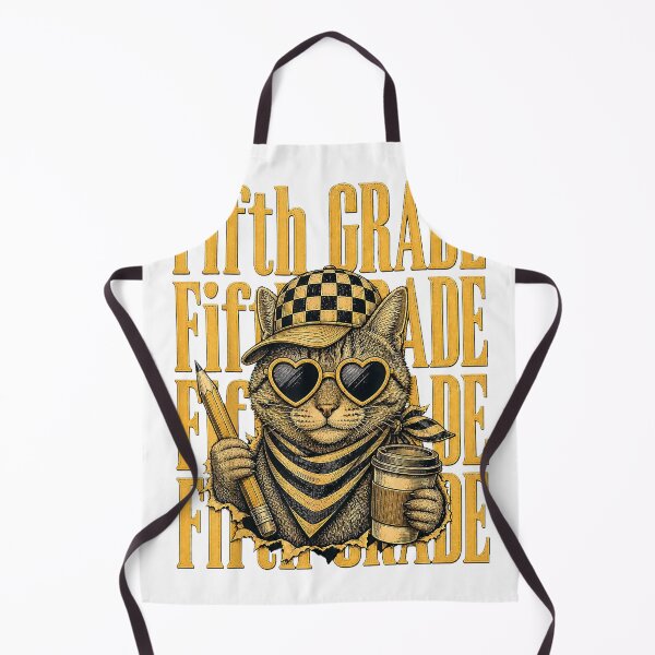 Artikelvorschau, T-Shirt für Fünftklässler mit Katzenmotiv zum Schulanfang entworfen und verkauft von Magoya Store ⭐⭐⭐⭐⭐.