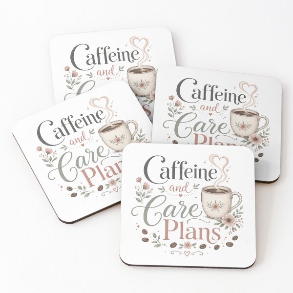Artikelvorschau, Caffeine and Care Plans – Kaffee für Pflegeschüler entworfen und verkauft von BoosterShop.