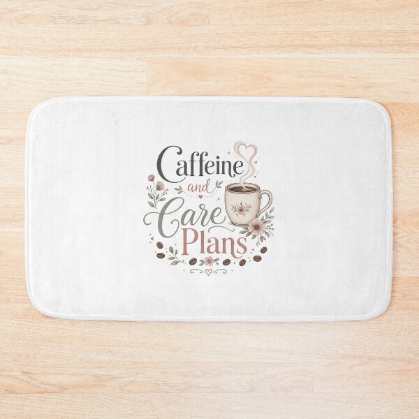 Item preview, Caffeine and Care Plans – Coffee for nursing students designed and sold by BoosterShop.