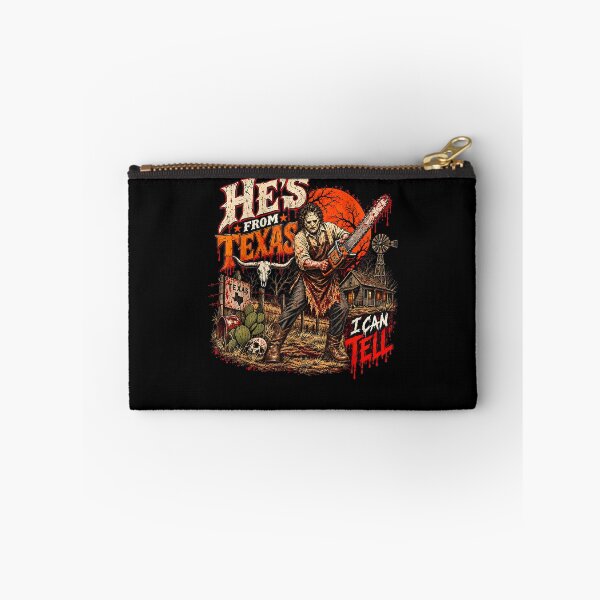 Item preview, Hes from Texas I Can Tell Chainsaw Horror Halloween designed and sold by Juansustait.