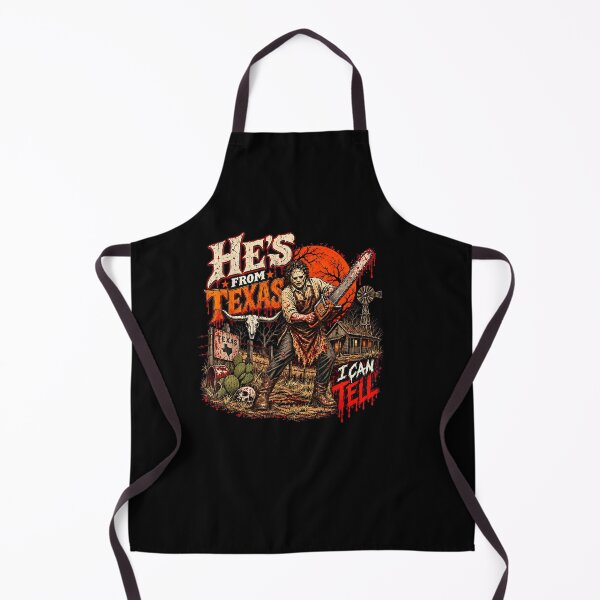 Item preview, Hes from Texas I Can Tell Chainsaw Horror Halloween designed and sold by Juansustait.