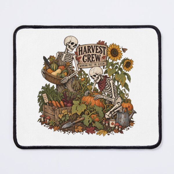 Item preview, Harvest Crew Working Past the Season Skeletons designed and sold by Trendy-Artistry.