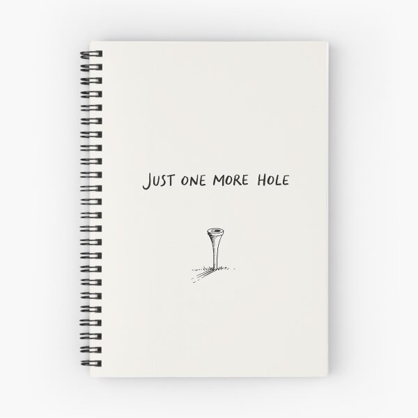 Item preview, Just One More Hole Funny Golf Tee Addict Quote designed and sold by lautir.
