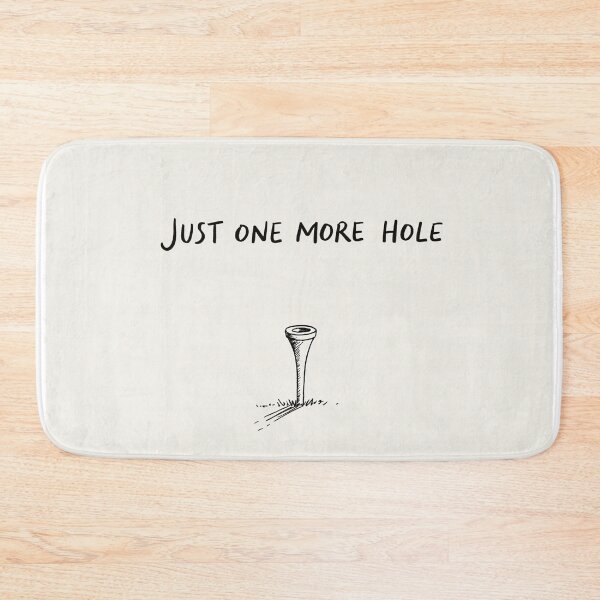 Item preview, Just One More Hole Funny Golf Tee Addict Quote designed and sold by lautir.