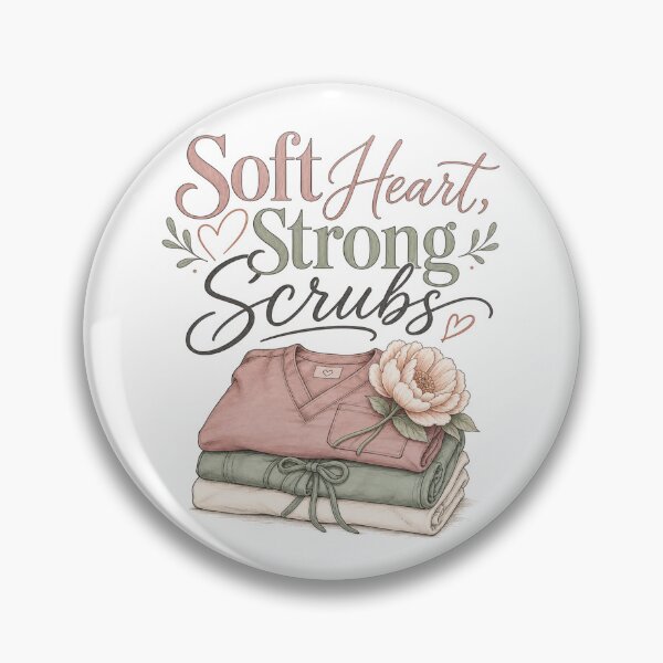 Item preview, Soft Heart Strong Scrubs – A Care Affirmation designed and sold by BoosterShop.