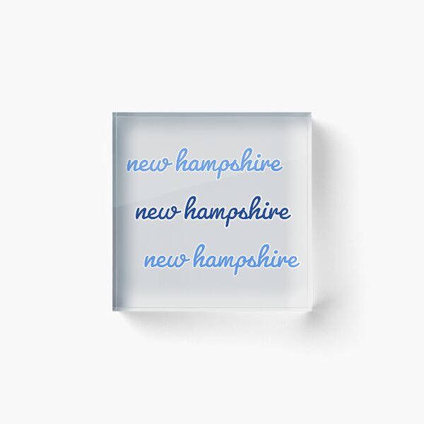 Item preview, New Hampshire x 3 cute font designed and sold by titanic415.