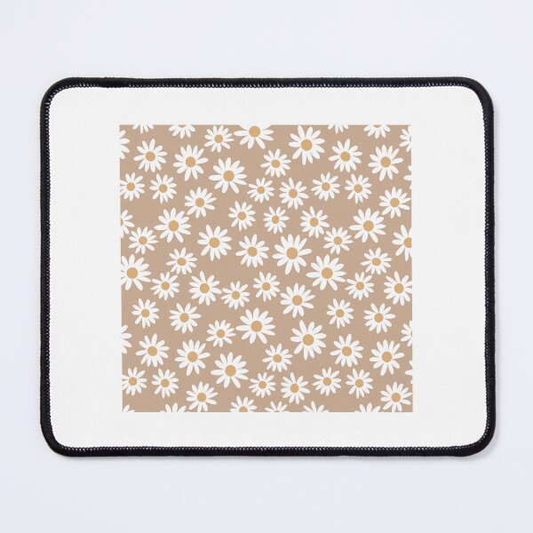 Item preview, Light Daisies - Daisy Pattern Floral Florals Flower Retro Vintage 70S Camel Brown Rust Earthy Terracotta designed and sold by OfficialPNGs.