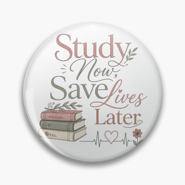 Item preview, Study Now Save Lives Later – Books and EKG designed and sold by BoosterShop.