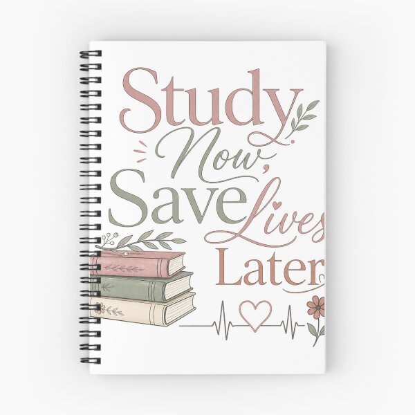 Item preview, Study Now Save Lives Later – Books and EKG designed and sold by BoosterShop.