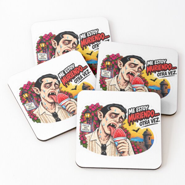 Item preview, Boricuaween! Dracula chillin with a piragua designed and sold by BoricuaLatina30.