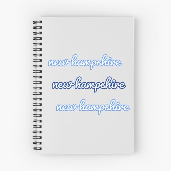 Item preview, New Hampshire x 3 cute font (inverted) designed and sold by titanic415.