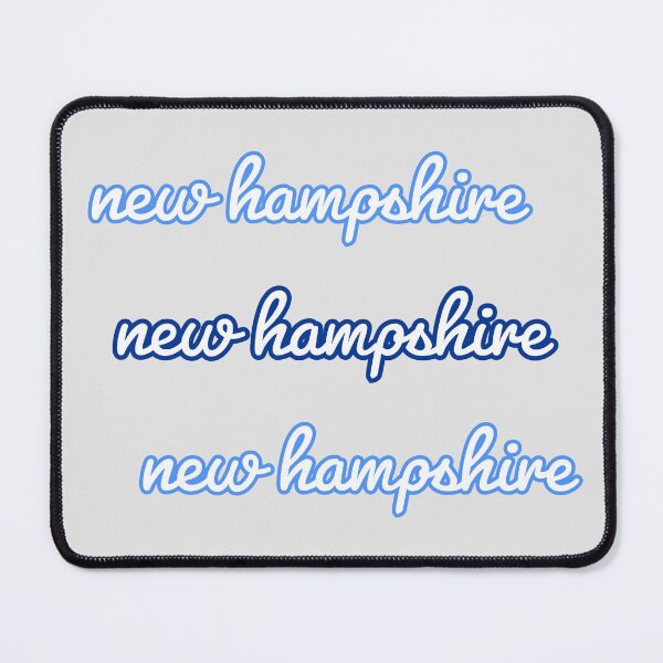 Item preview, New Hampshire x 3 cute font (inverted) designed and sold by titanic415.