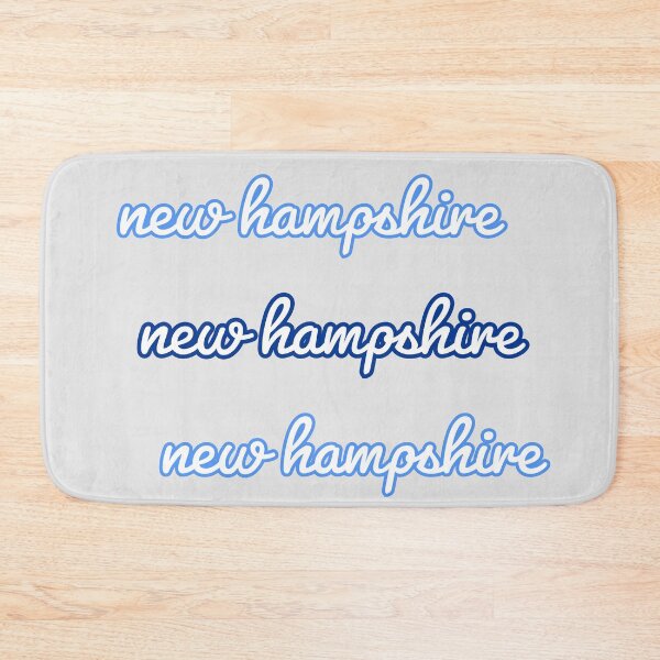 Item preview, New Hampshire x 3 cute font (inverted) designed and sold by titanic415.
