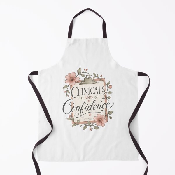 Item preview, Clinicals and Confidence – Flower Clipboard designed and sold by BoosterShop.