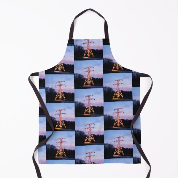 Item preview, Glowing Transmission Tower Sunset Industrial Scene designed and sold by Pylon-Bureau.