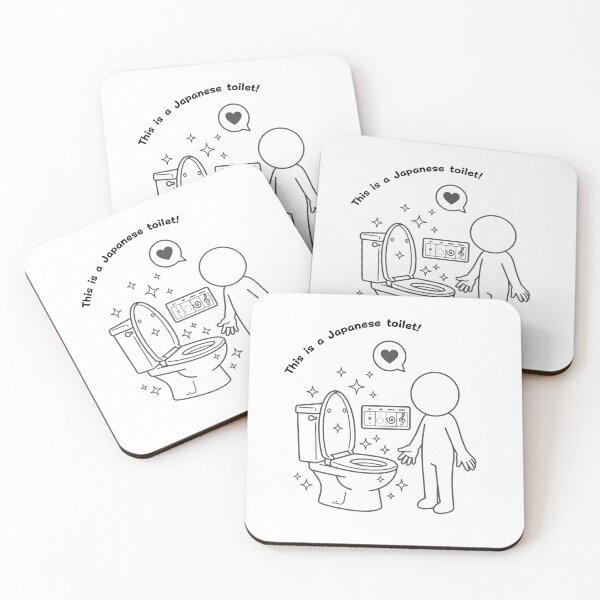 Item preview, High Tech Japanese Bidet Toilet - Modern Culture Pictogram designed and sold by japan-picto.