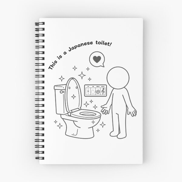 Item preview, High Tech Japanese Bidet Toilet - Modern Culture Pictogram designed and sold by japan-picto.