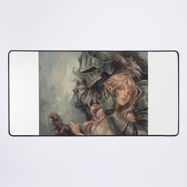 Item preview, Elven Warrior and Princess | Fantasy Romance Knight Art designed and sold by HeavenRoad.