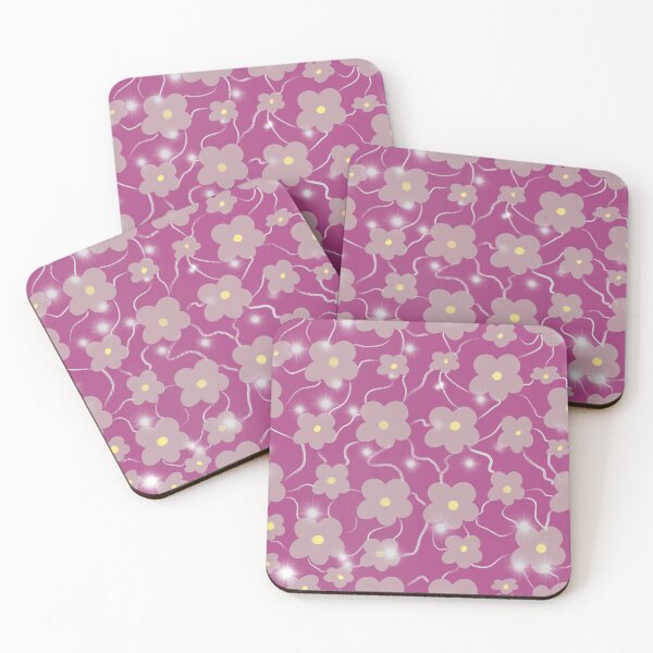 Item preview, Purple Sparkly Daisy Pattern - Fairycore Y2K Floral Backpack designed and sold by CaramelCo.