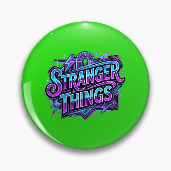 Item preview, Stranger Things 80s Neon Logo Design designed and sold by NunuDS.