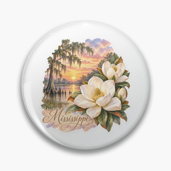 Item preview, Mississippi Magnolias Cypress Sunset designed and sold by Whimspired By Paxx.