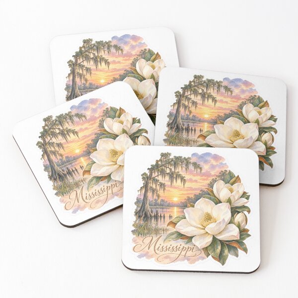 Item preview, Mississippi Magnolias Cypress Sunset designed and sold by Whimspired By Paxx.