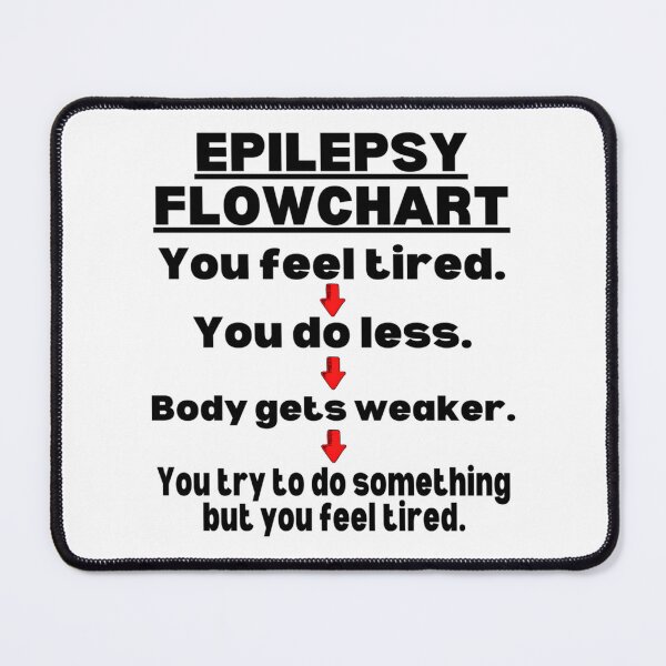 Item preview, Epilepsy Awareness Epilepsy Warrior Epilepsy Quote Epileptic Seizures designed and sold by FinleyFamilyDes.