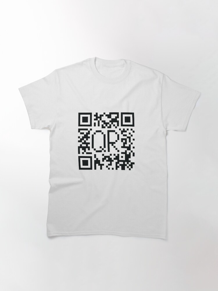 Qr Code Ethics T Shirt By Vectir Redbubble