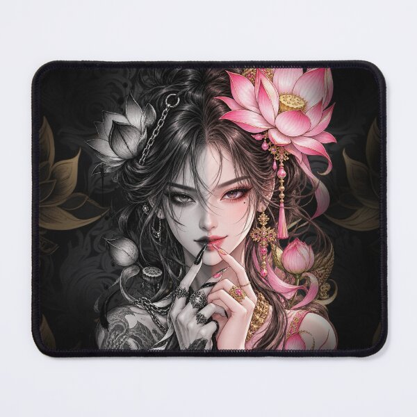 Item preview, Duality of the Lotus — Dark & Divine designed and sold by Kochainn.