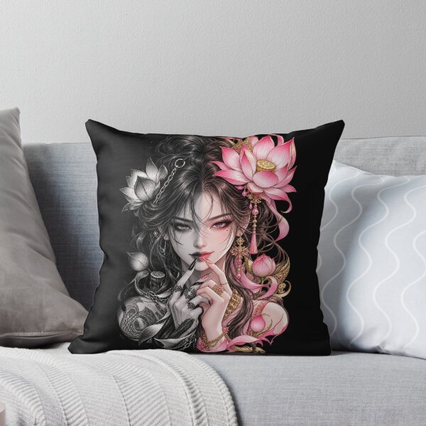 Item preview, Duality of the Lotus — Dark & Divine designed and sold by Kochainn.