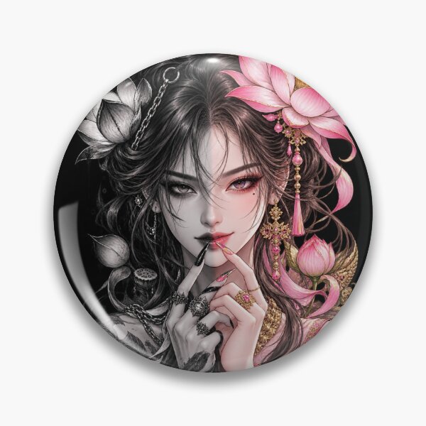 Item preview, Duality of the Lotus — Dark & Divine designed and sold by Kochainn.