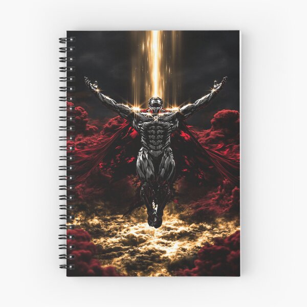 Item preview, Chrome Ascension – Powerful Surreal Figure Dark Fantasy Streetwear designed and sold by Bathu Designs.