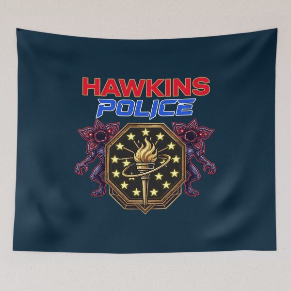 Item preview, Hawkins Police Crest Stranger Things Design designed and sold by NunuDS.